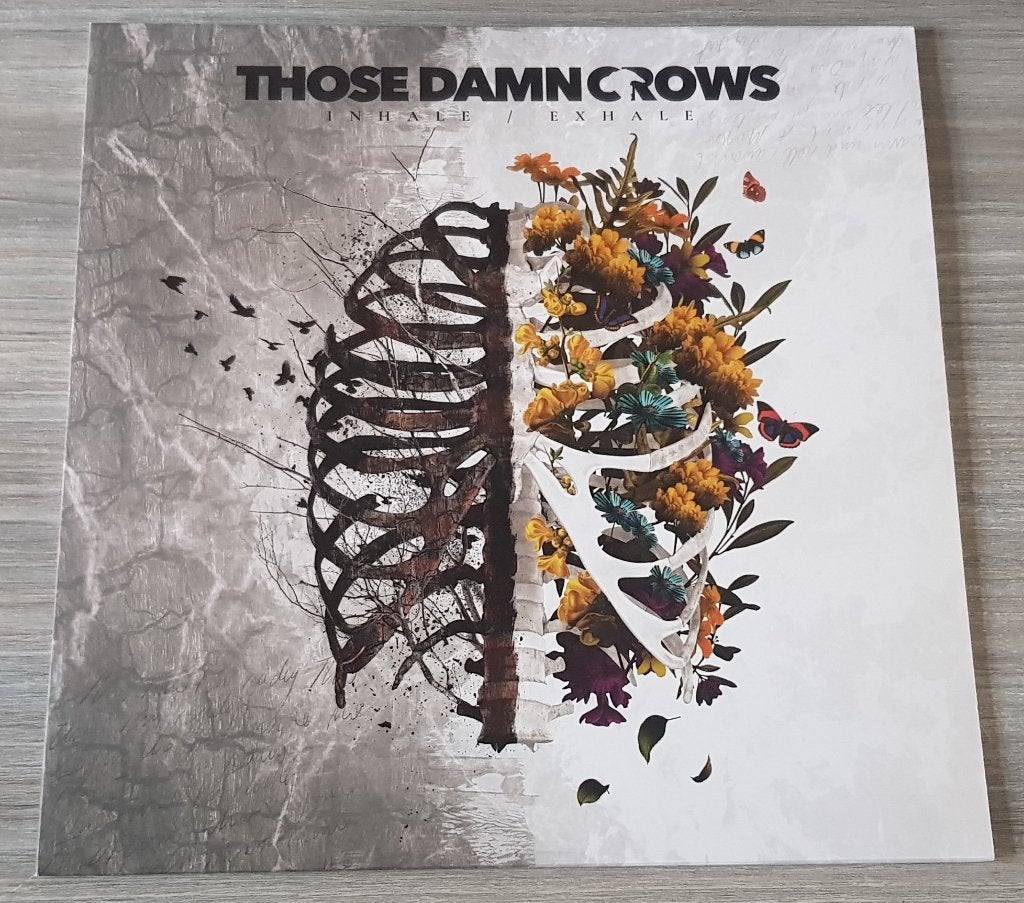 LP Those Damn Crows - Inhale/Exhale [Hardrock/Metal], Beschermende buitenhoes, Ophalen of Verzenden, Zo goed als nieuw, Hardrock