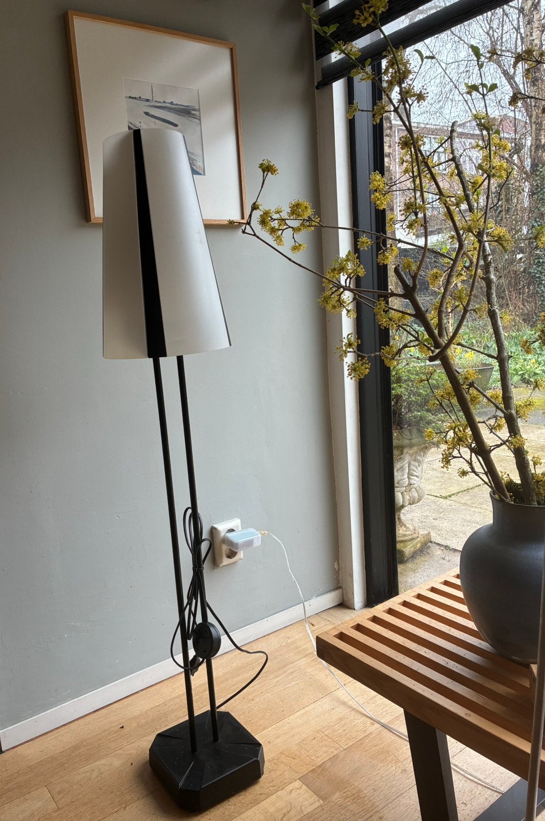 Vintage Ikea Vistofta vloerlamp, Ophalen, Kunststof, 150 tot 200 cm