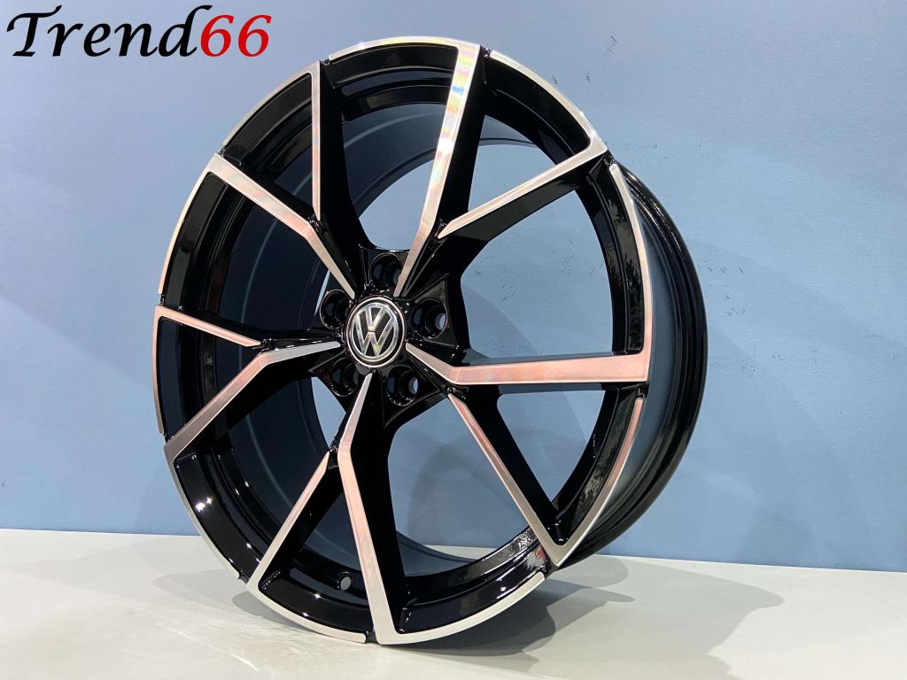 5x100 18'' Estoril look Vw Polo TCross Audi A1 Skoda Seat, Auto-onderdelen, Banden en Velgen, Niet ingevuld, 18 inch, Velg(en)