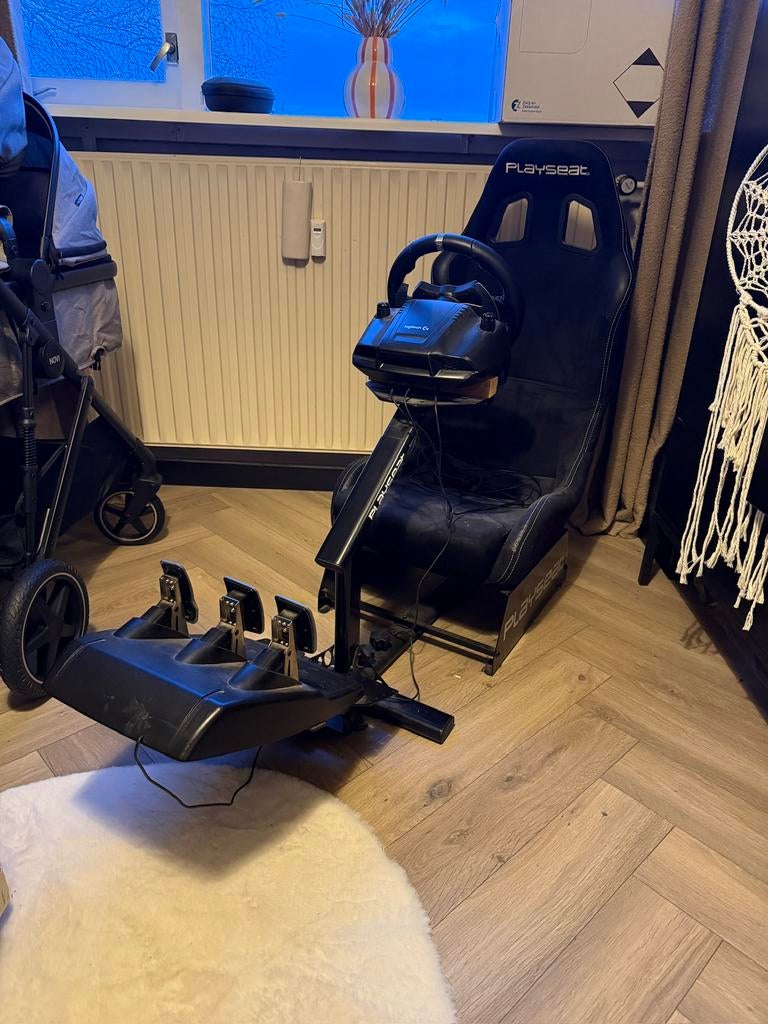 Playseat Evolution Met Logitech G920 Set Topstaat!, Spelcomputers en Games, Spelcomputers | Xbox | Accessoires, Ophalen, Zo goed als nieuw