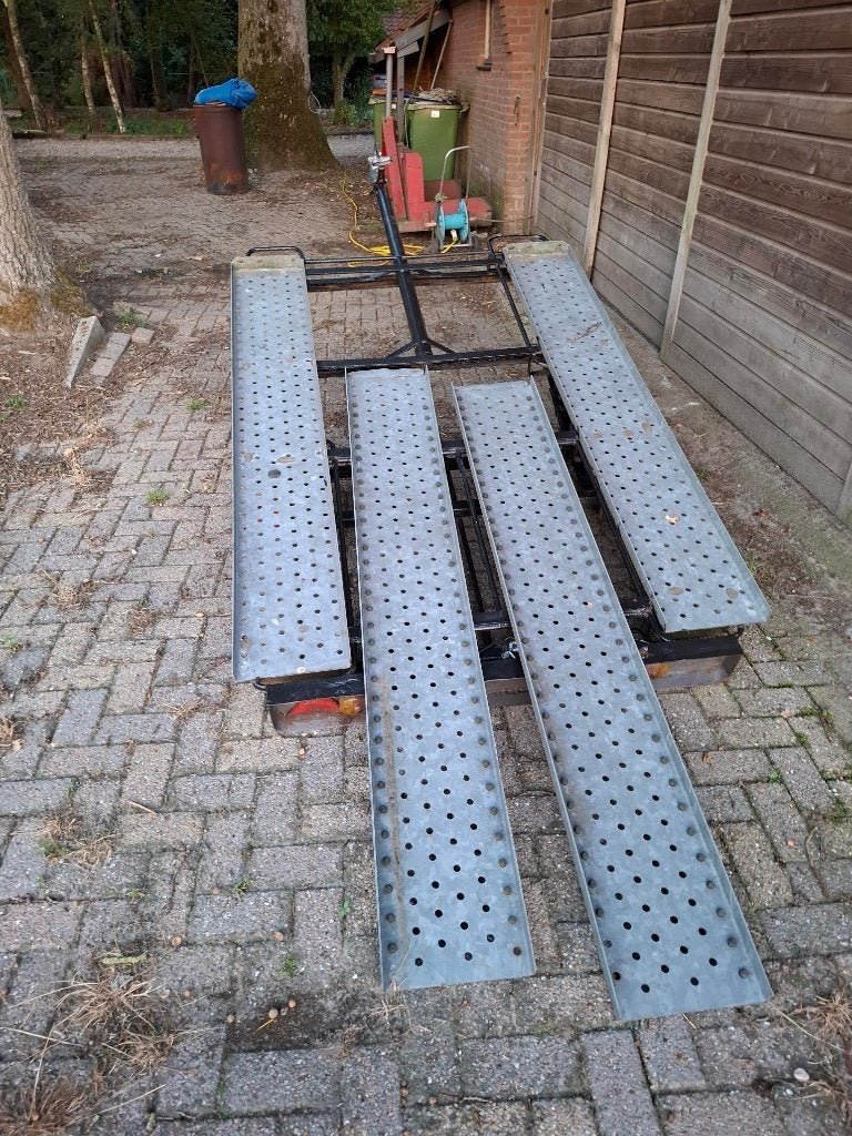 Platte aanhanger, Ophalen of Verzenden, Gebruikt