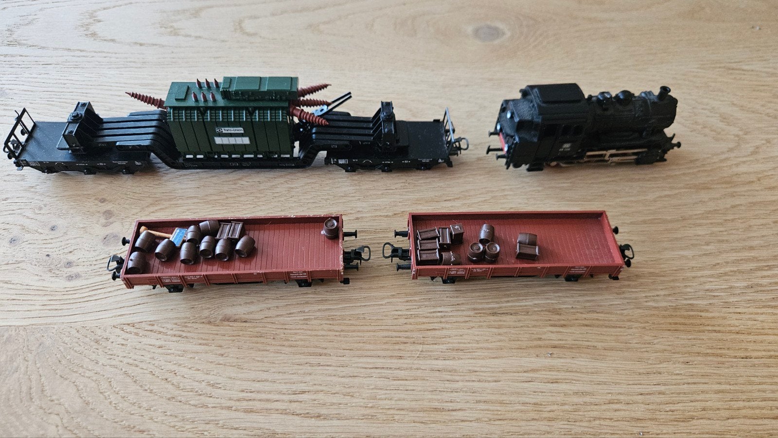 Marklin HO locomotief 300 BR 89 DB met 3 wagons, Wisselstroom, Ophalen of Verzenden, Analoog, Märklin
