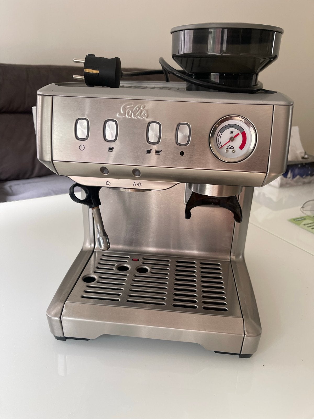 Defecte Solis Barista Perfetta Plus espressomachine, Afneembaar waterreservoir, Espresso apparaat, Niet werkend, 2 tot 4 kopjes