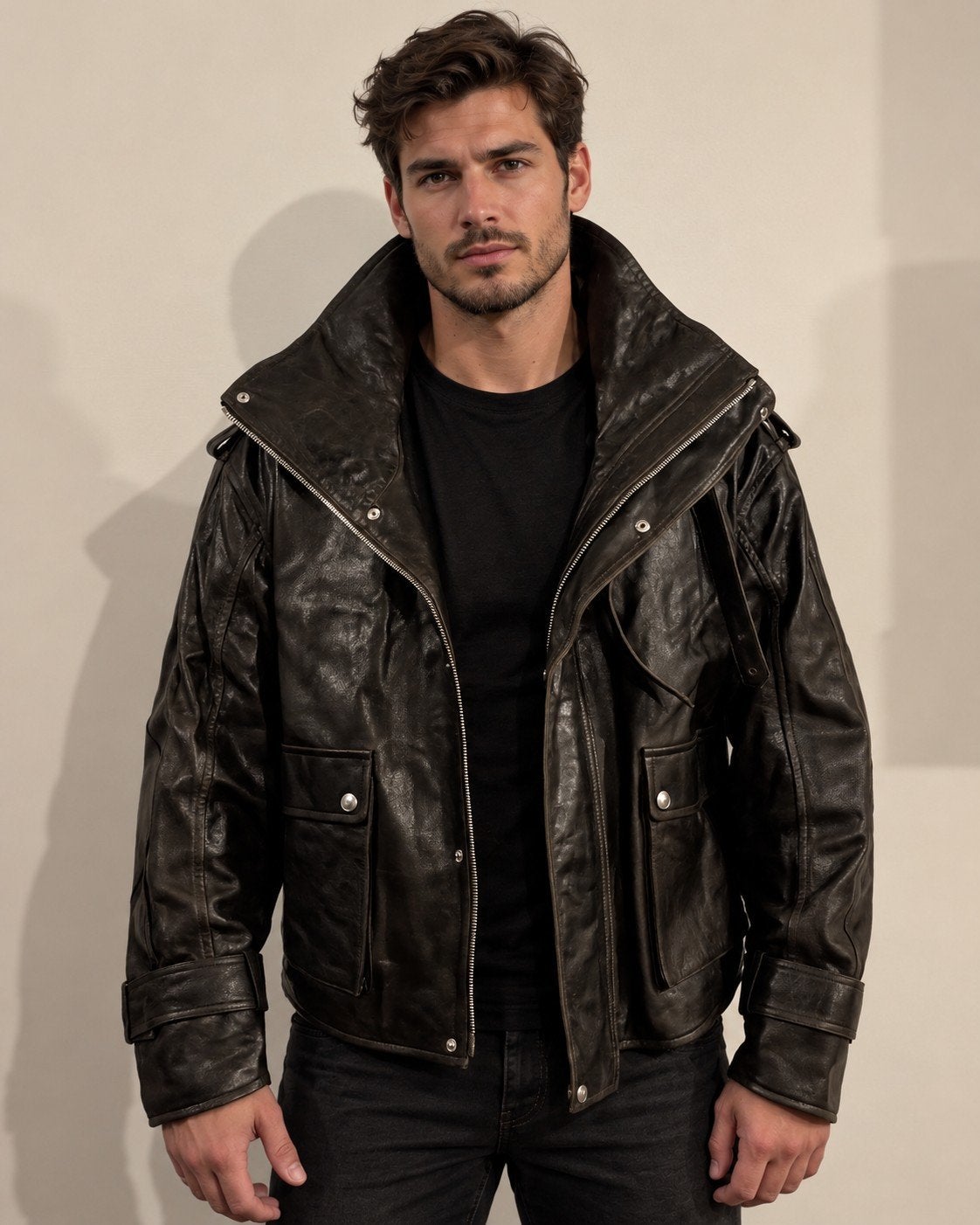 No Limit Amsterdam 100% Lamb Leather Jacket- NEW, No limit Amsterdam, Overige kleuren, Maat 48/50 (M), Nieuw