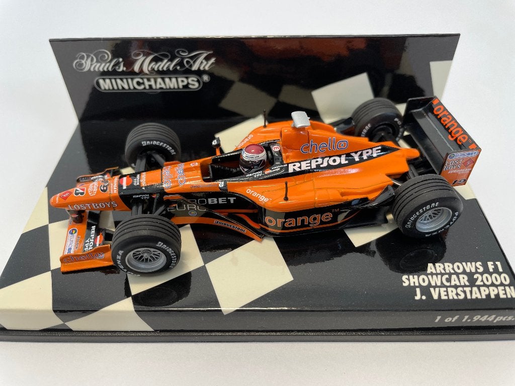 Arrows Orange Asiatech showcar 2001 Jos Verstappen, Ophalen of Verzenden, Zo goed als nieuw, Auto's
