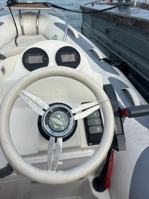 Zodiac 380 DL, Watersport en Boten, Rubberboten, Peddels, 4 m, 2 m, 40 pk