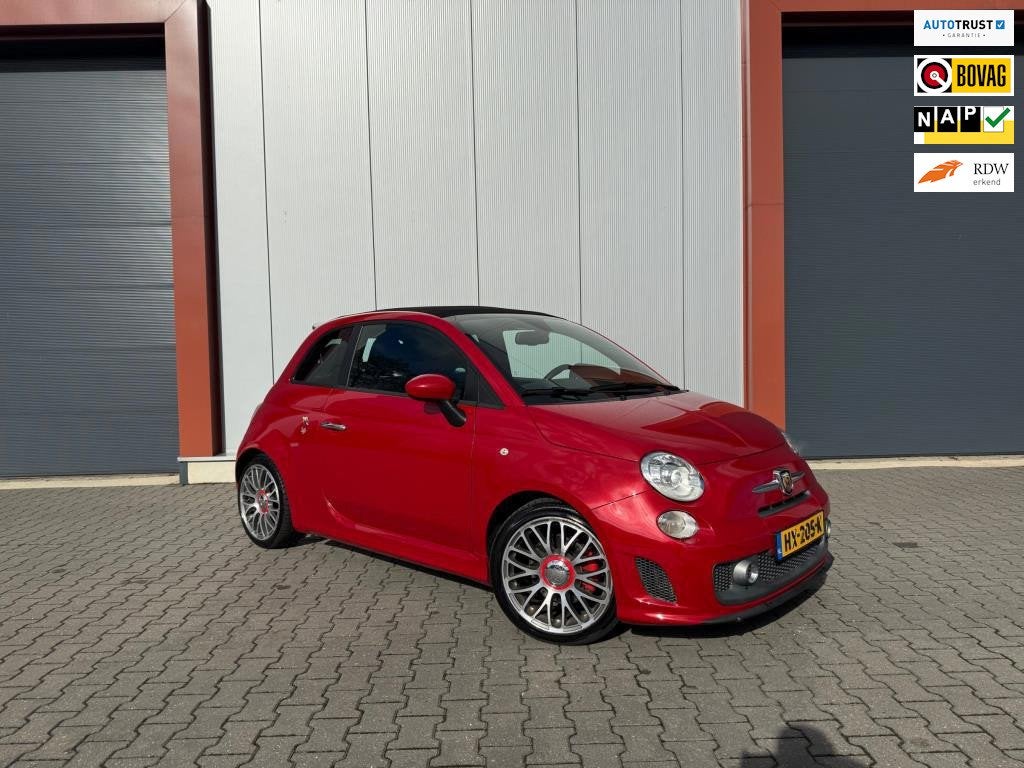 Fiat 500 C 1.4 T-Jet Abarth 595 C Turismo Cabrio, Auto's, Fiat, Bedrijf, Te koop, 500C, ABS, Airbags, Airconditioning, Automatische klimaatregeling