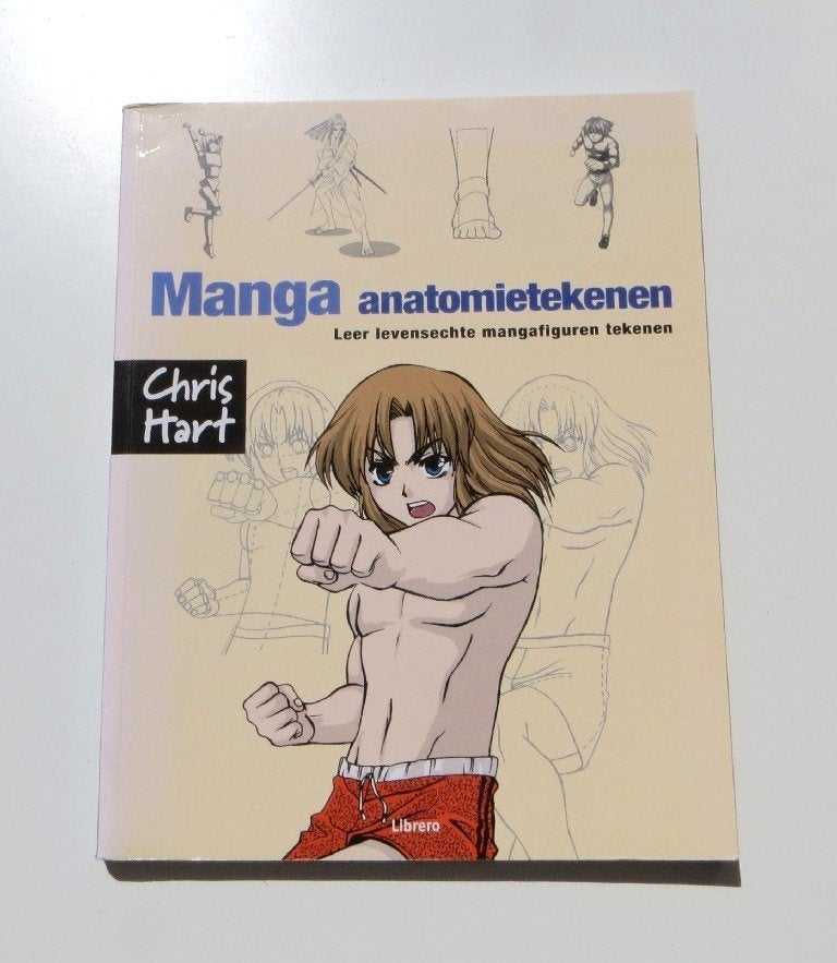 Tekenboek M5355: Chris Hart - Manga anatomietekenen 16+, Ophalen of Verzenden, Zo goed als nieuw, Tekenen en Schilderen, Geschikt voor kinderen
