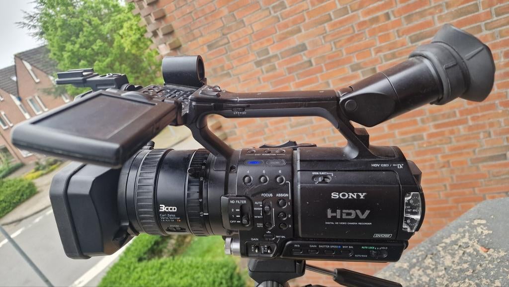 Sony HVR-Z1E HDV professionele videocamera, Audio, Tv en Foto, Videocamera's Digitaal, Gebruikt, Ophalen of Verzenden, 8 tot 20x