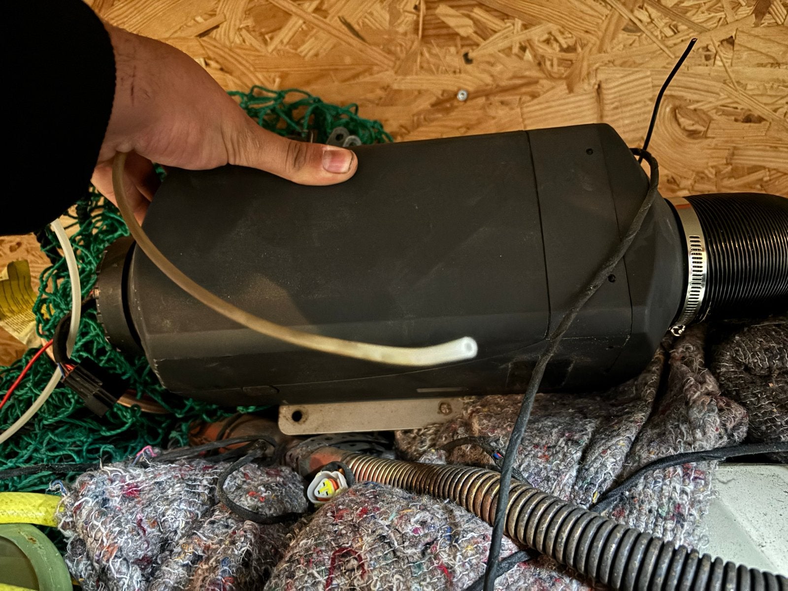 Gebruikte diesel heater voor camper met scherm en bekabeling, Caravans en Kamperen, Ophalen of Verzenden, Gebruikt