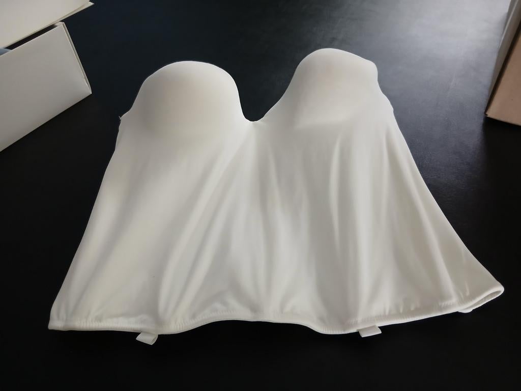 Corset, Ophalen of Verzenden, Zo goed als nieuw, Wit, Accessoires