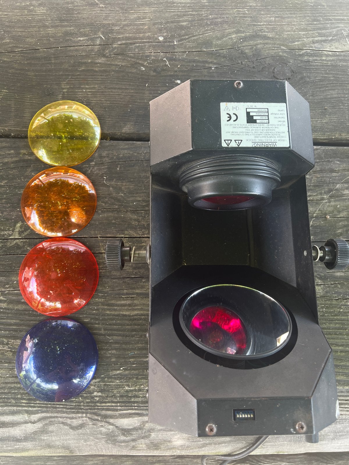 DMX Lichteffect met Kleurfilters, Ophalen of Verzenden, Gebruikt