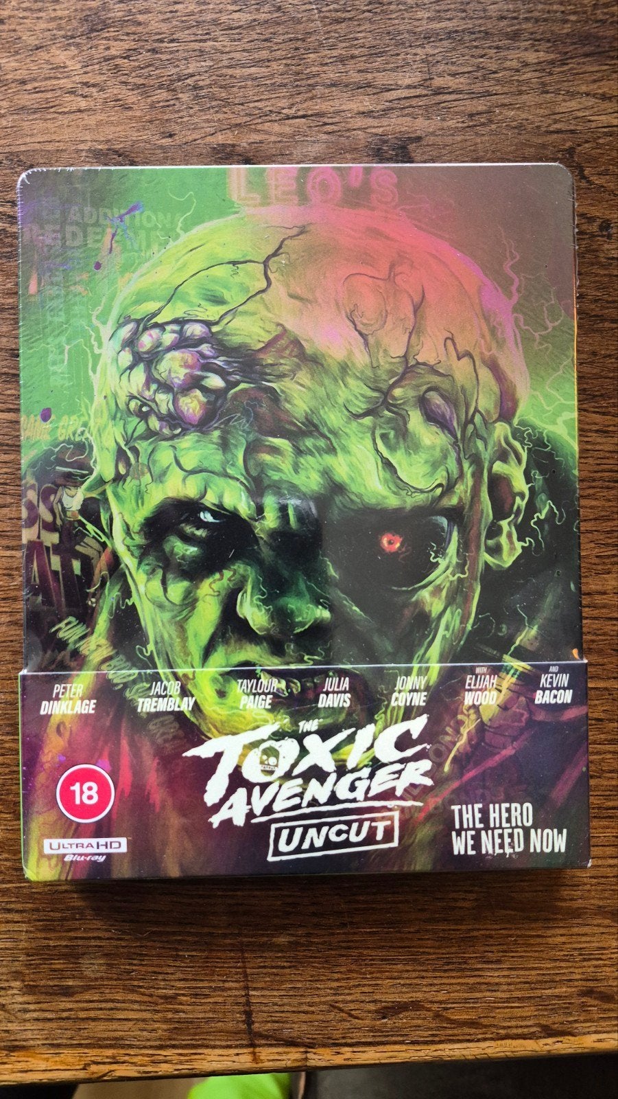 The Toxic Avenger Uncut 4K Ultra HD Blu-ray Steelbook, Cd's en Dvd's, Ophalen of Verzenden, Zo goed als nieuw, Overige genres