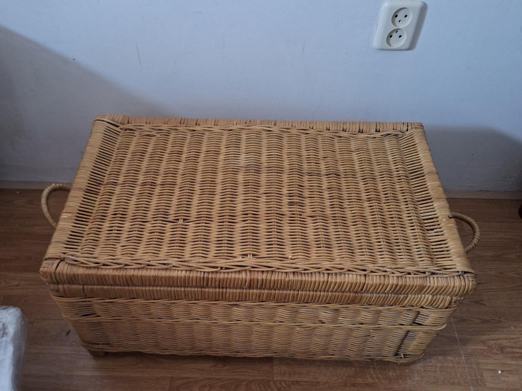 Leuke opberg rieten mand 33cmx70cmx42cm, Ophalen, Gebruikt, Mand, Riet