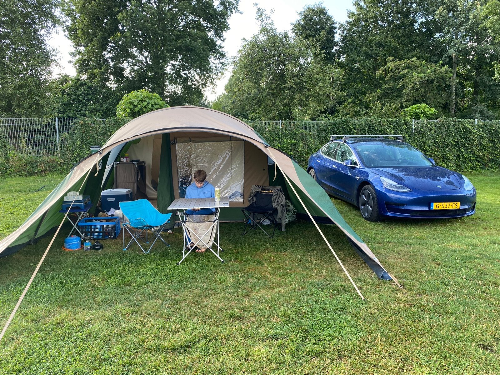Falco Havik 400 tunneltent, Ophalen, Tot en met 5
