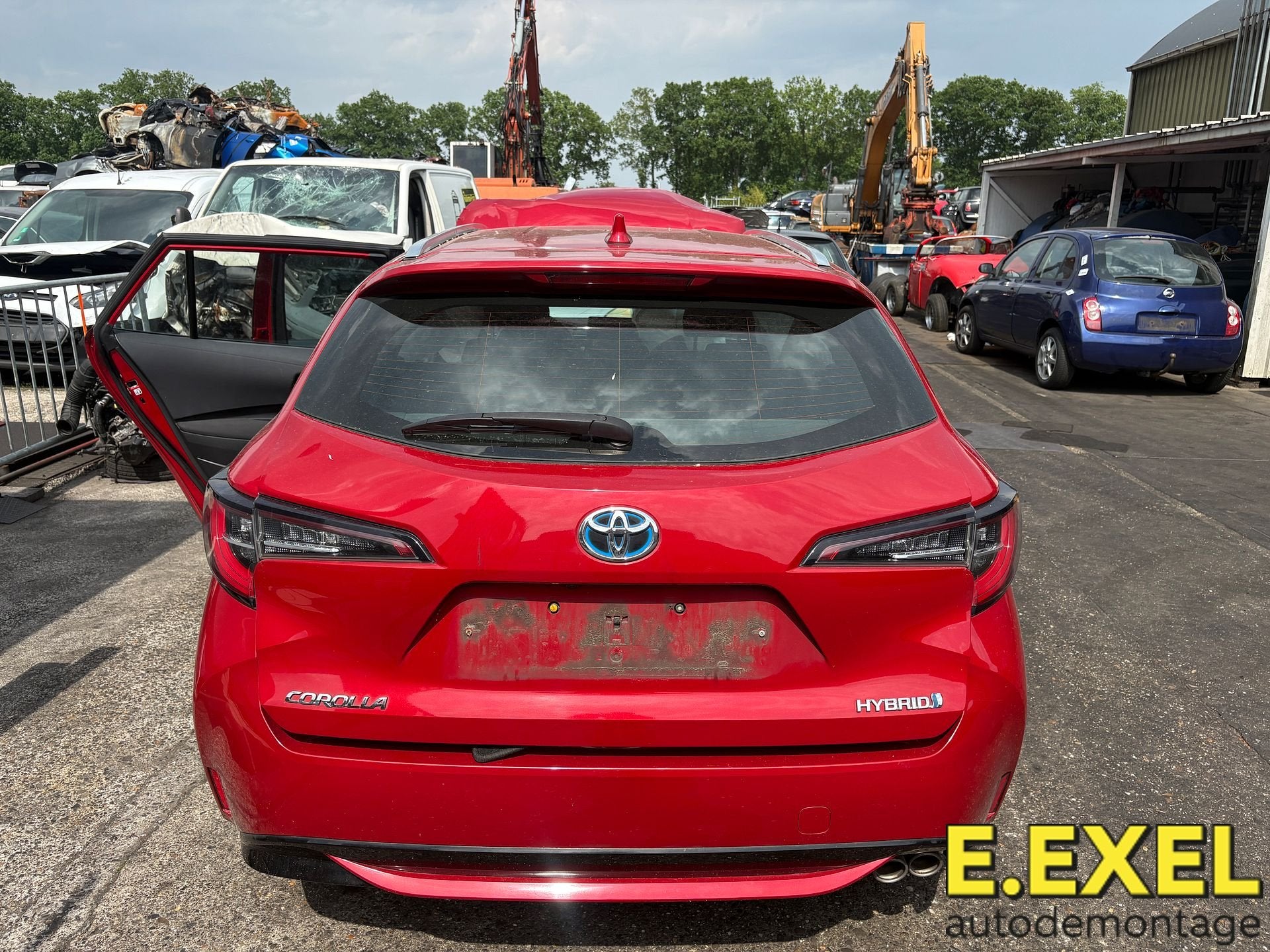 Achterklep Toyota Corolla Touring (E21/EH1) vanaf 2019 ROOD, Gebruikt, Ophalen of Verzenden, Toyota, Achter