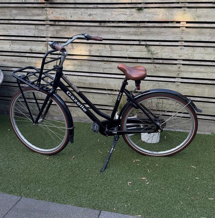 Gazelle duty damesfiets, Ophalen, Terugtraprem, Versnellingen, Gazelle