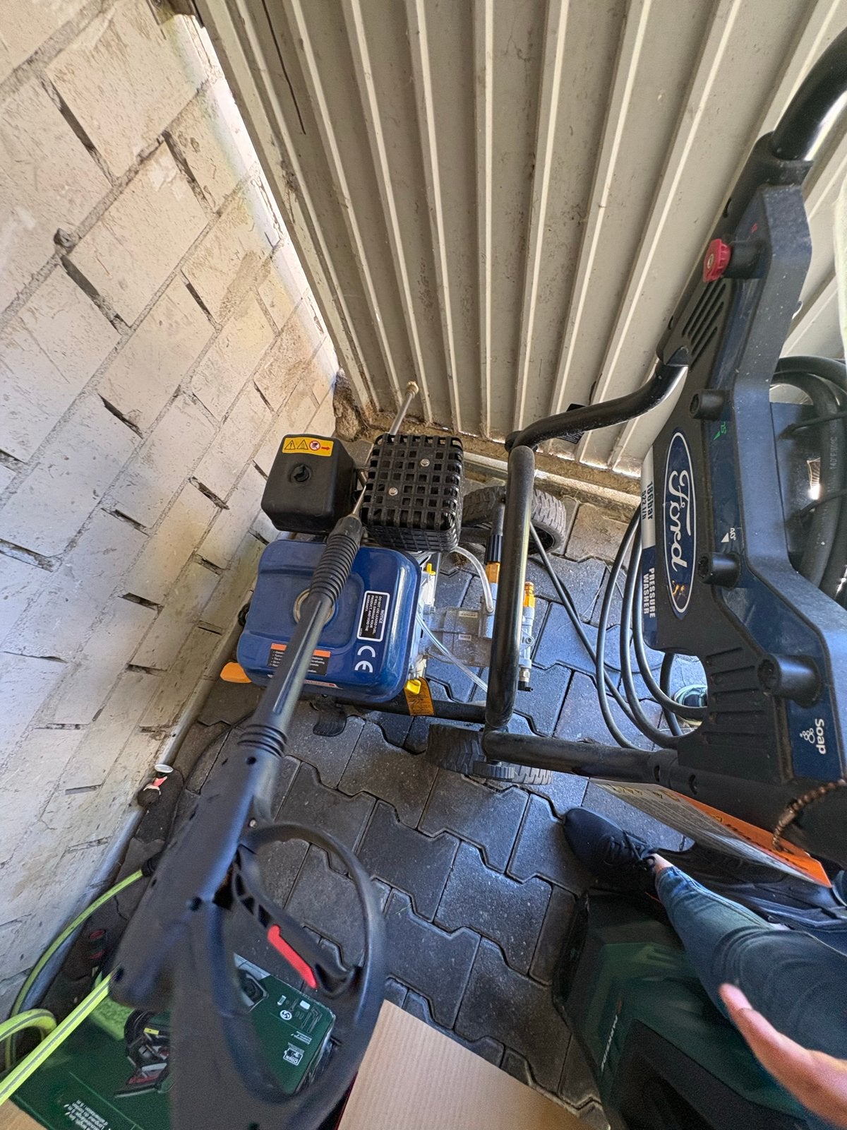 Ford Hogedrukreiniger op Benzine - Krachtig en Mobiel, Tuin en Terras, Hogedrukreinigers, Ophalen of Verzenden, Gebruikt, Benzine