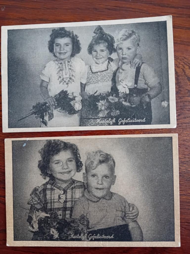 2 Oude ansichtkaarten, Ophalen of Verzenden, 1940 tot 1960, Ongelopen