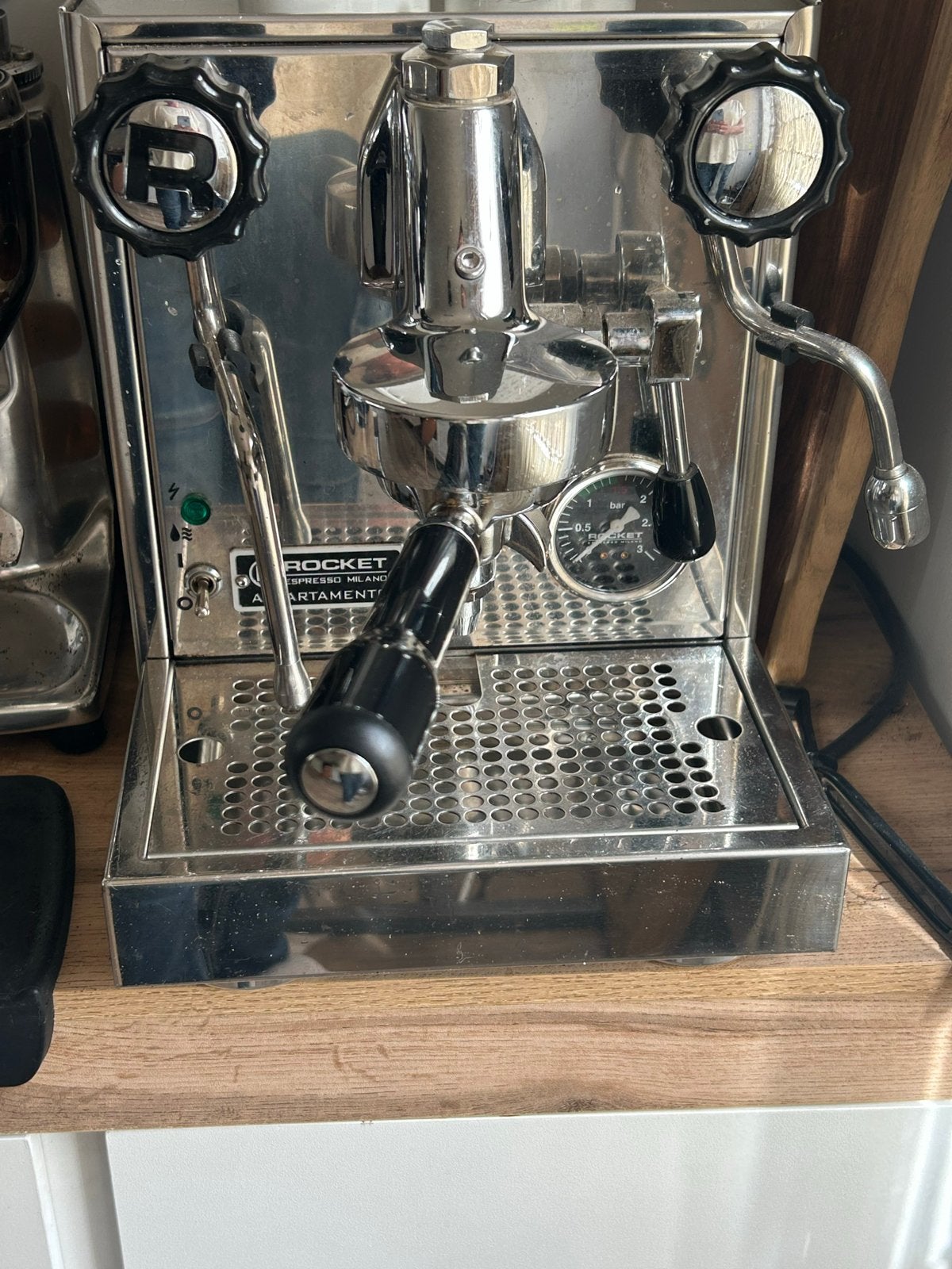 Rocket Appartamento Espressomachine met professionele molen, Witgoed en Apparatuur, Koffiezetapparaten, Espresso apparaat, Koffiebonen