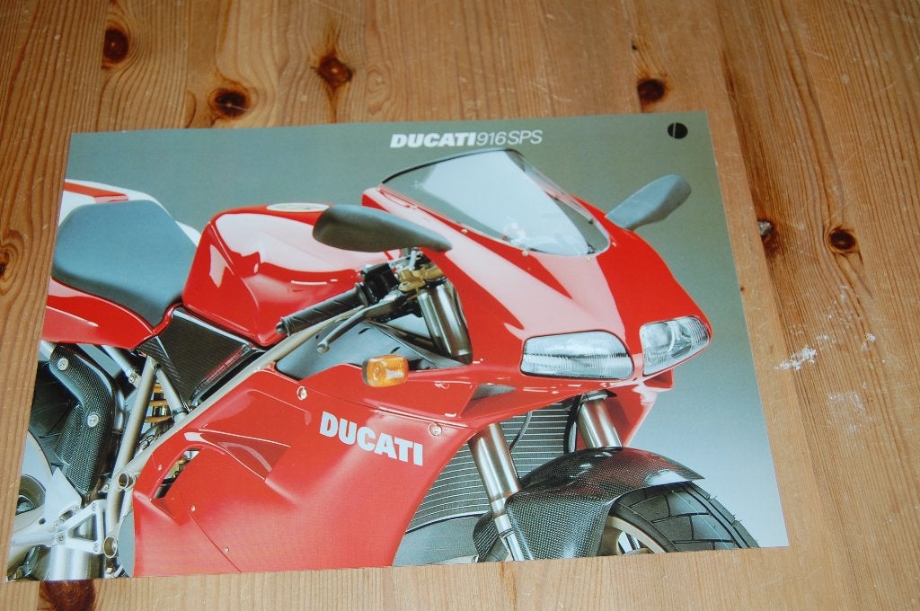 Ducati 916 SPS, Novesedici en Desmoquattro 3 nieuwe folders, Ophalen of Verzenden, Ducati