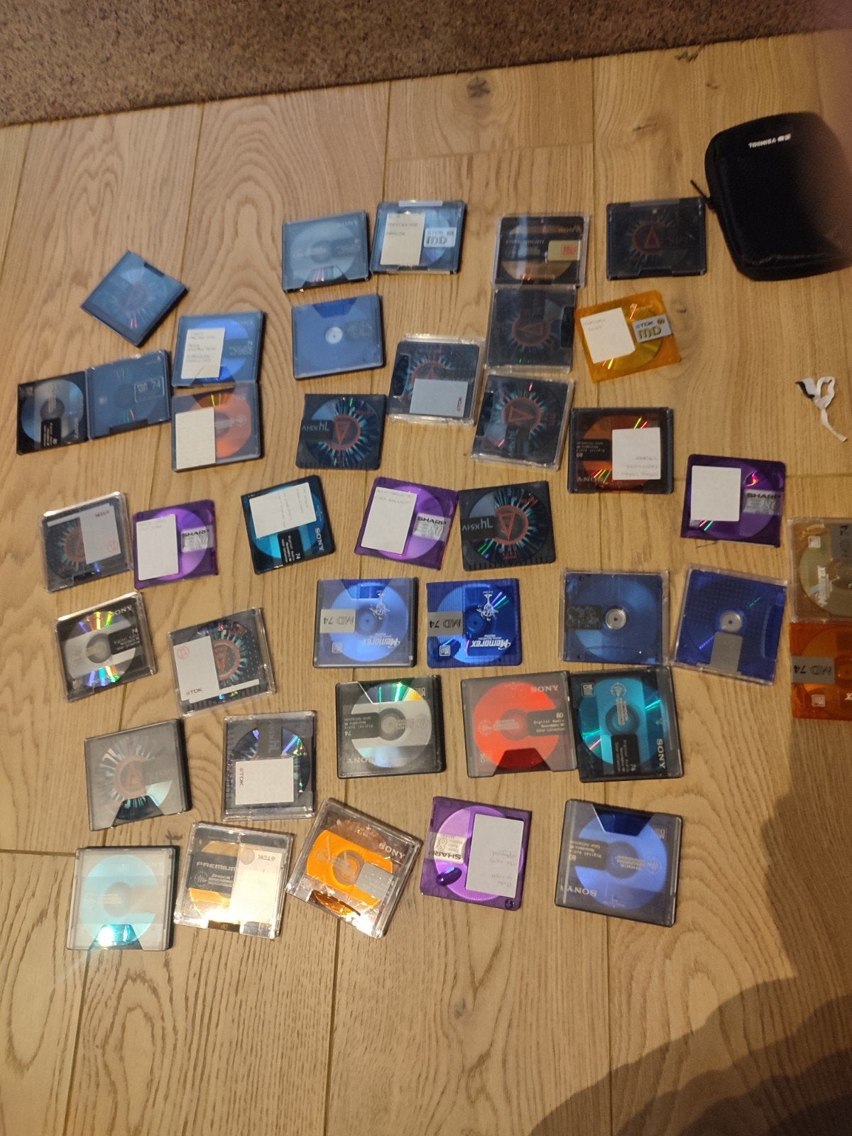 Minidiscs minidisc Sony TDK Sharp 43 stuks, Verzenden, Overige typen