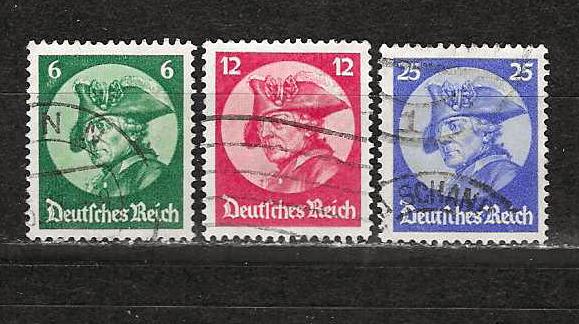 Reich 479-481, Ophalen of Verzenden, Duitse Keizerrijk, Gestempeld