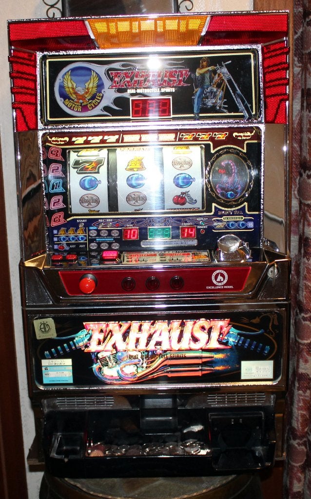 Pachislo EXHAUST Jackpot, Verzamelen, Overige munten, Ophalen, Gebruikt, Met sleutels