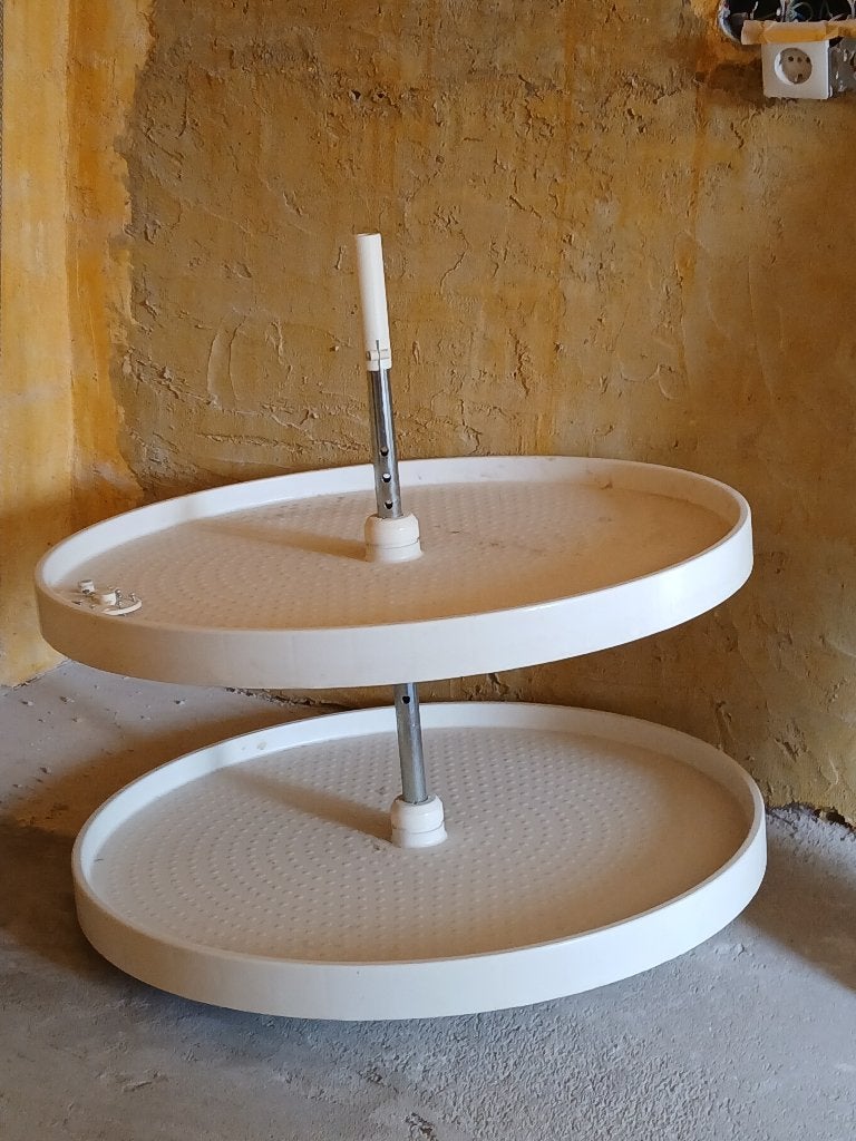 Keukenkast draaiplateau, Ophalen, Kunststof, Wit, Overige merken