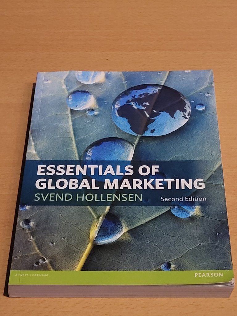 Essentials of Global Marketing, Ophalen of Verzenden, Zo goed als nieuw, Economie en Marketing, Pearson