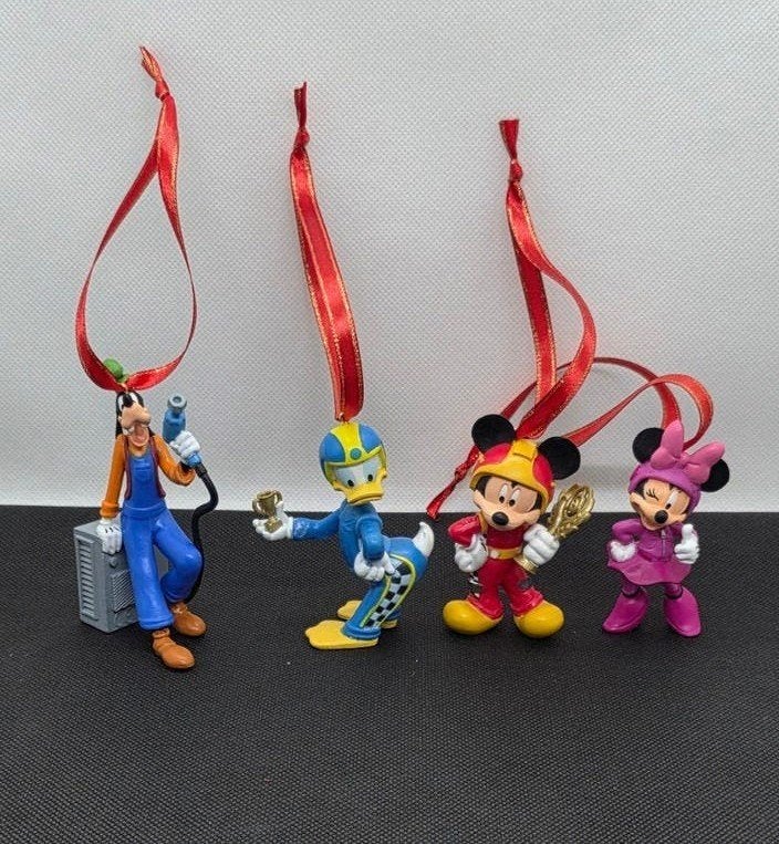 Disney Roadster Racers set kerst ornamenten ornament, Ophalen of Verzenden, Mickey Mouse, Nieuw