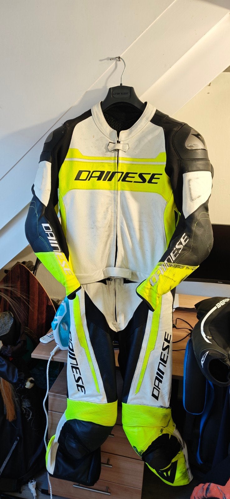 2 delig motorpak Dainese Mistel Maat 52, Motoren, Ophalen of Verzenden, Tweedehands, Combipak