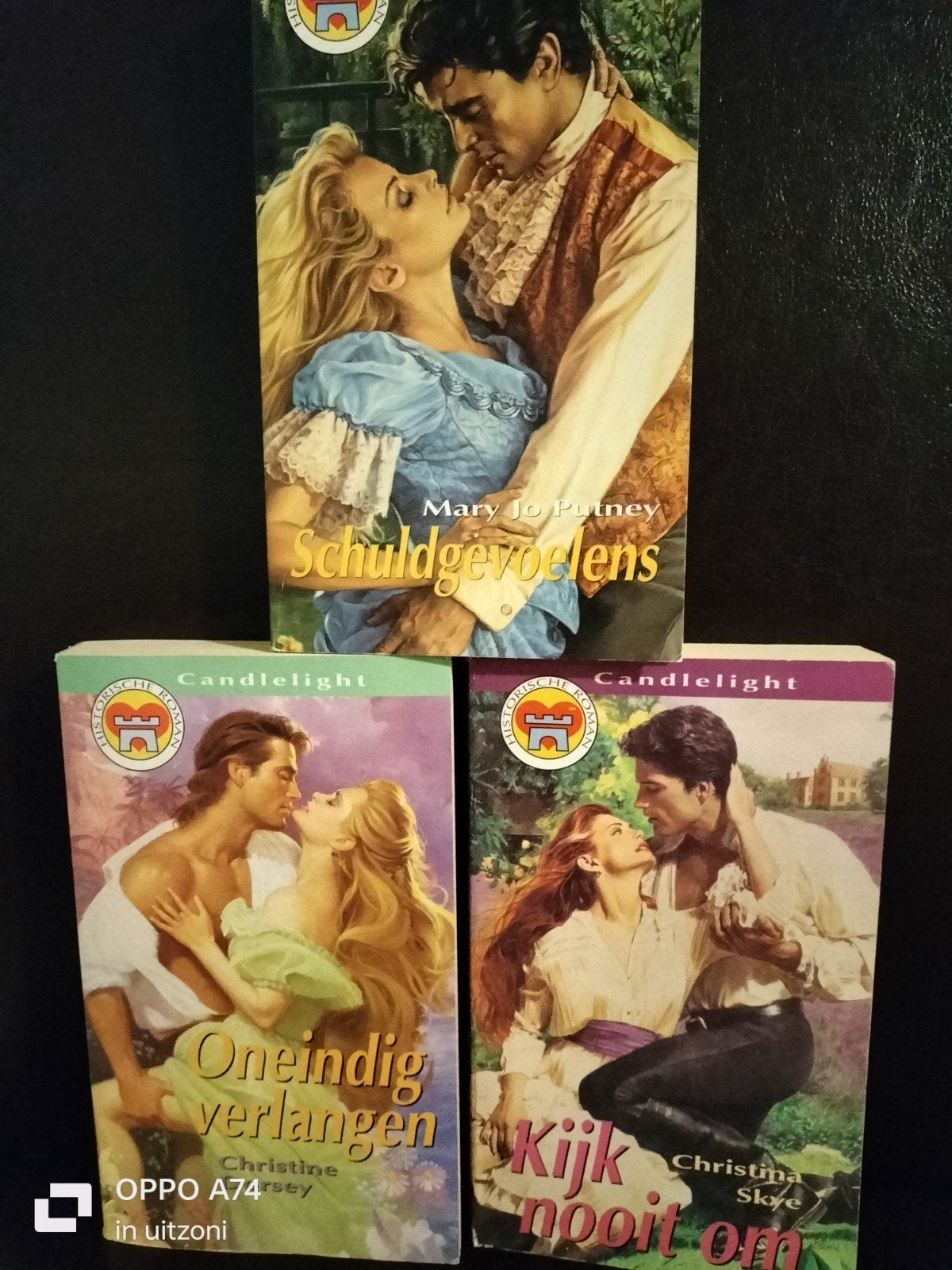 3x Candlelight Romans: Schuldgevoelens, Oneindig, Boeken, Romans, Ophalen of Verzenden, Gelezen, Mary Jo Putney, Christine Rasey, Christina Skye
