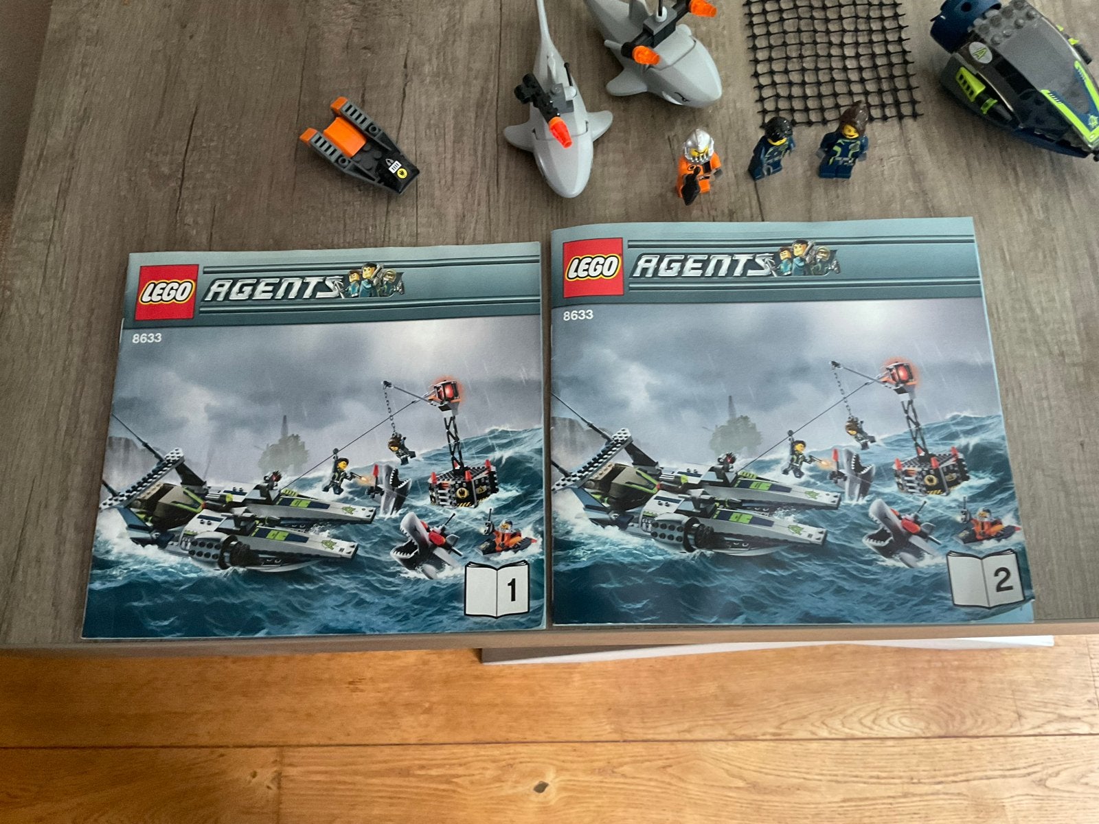 Lego Agents 8633: Speedboot Achtervolging, Gebruikt, Overige thema's, Lego, Ophalen of Verzenden