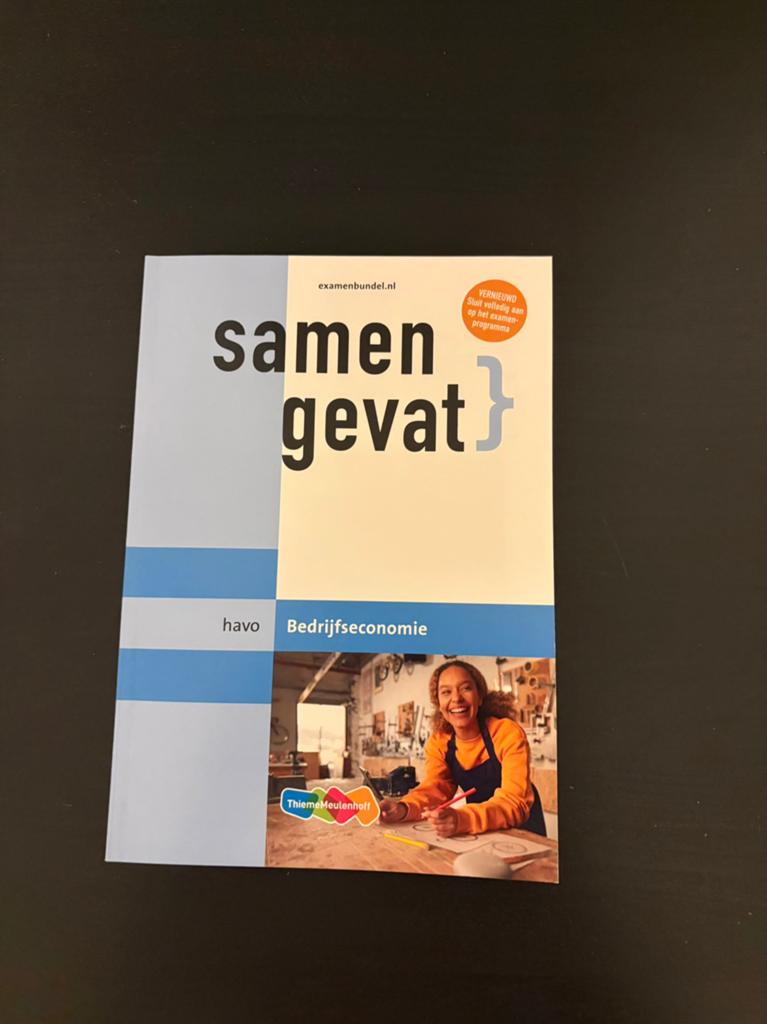 Samengevat bedrijfseconomie havo, Boeken, Schoolboeken, Ophalen of Verzenden, Zo goed als nieuw, HAVO, Bedrijfseconomie of M&O