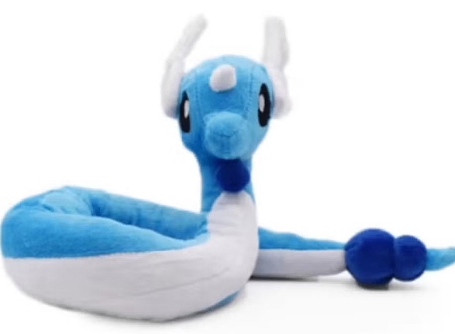 Pokemon grote knuffel Dragonair blauw (65cm) € 15,00