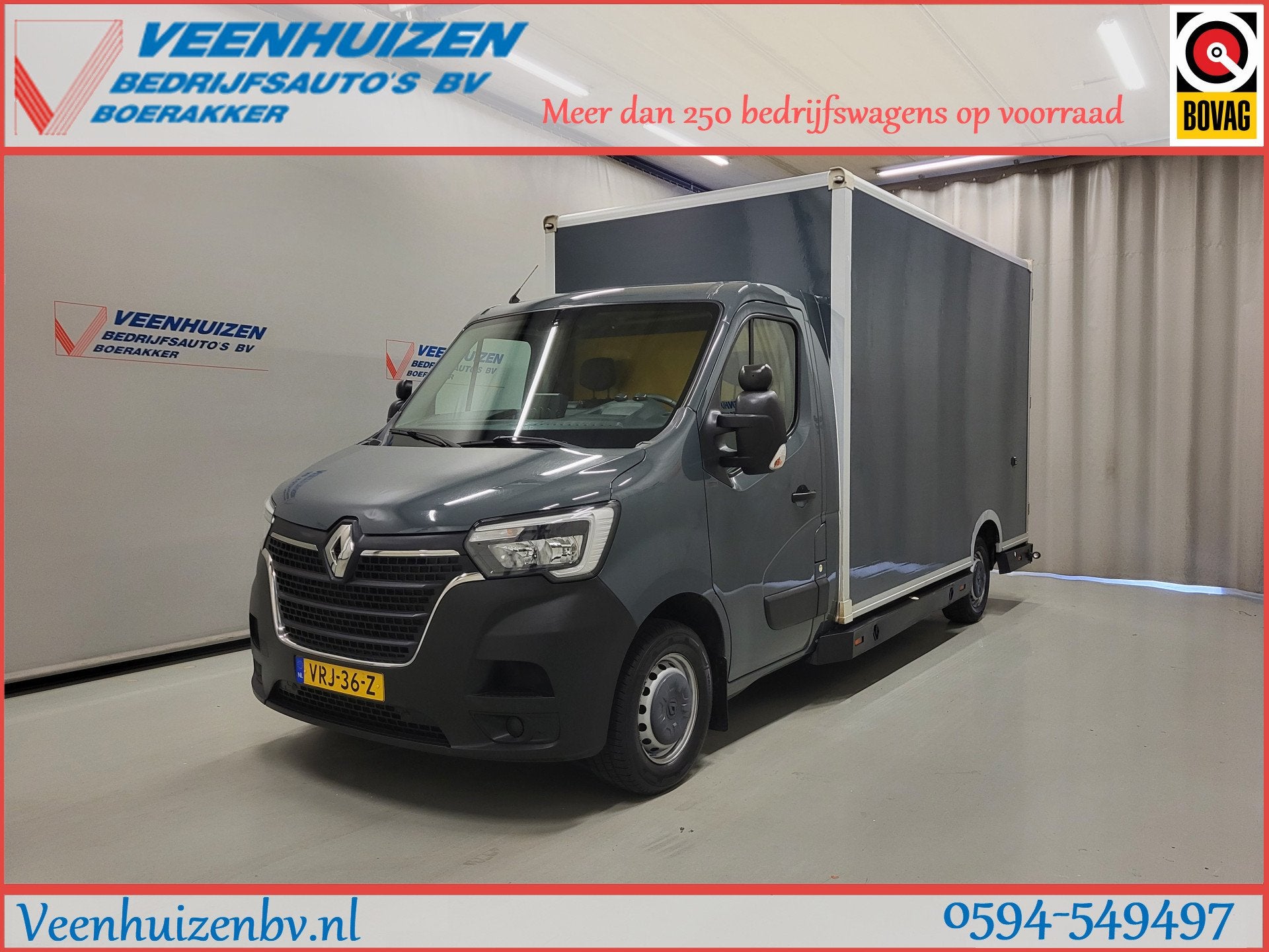 Renault Master 2.3dCi 150pk Bakwagen Automaat Euro 6!, Gebruikt, 4 cilinders, 150 pk, Renault