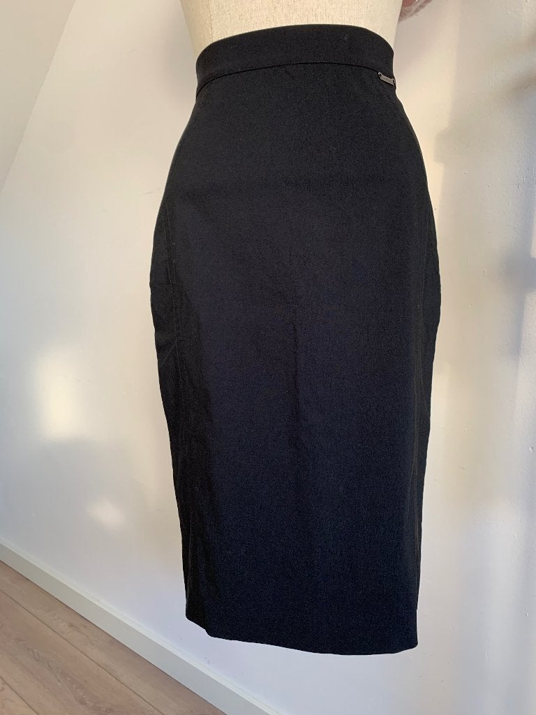 Twin-set Twinset koker rok zwart M/38, Maat 38/40 (M), Twinset, Verzenden, Zwart