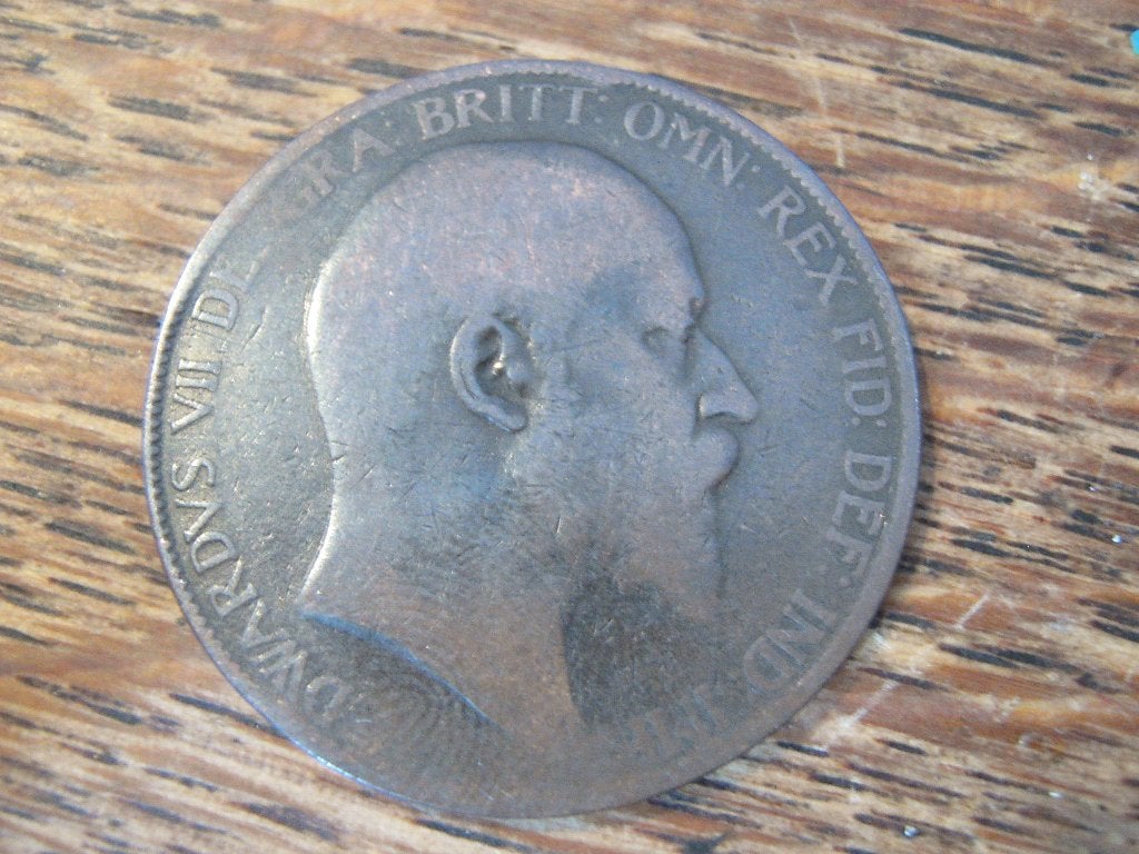 Engeland Penny 1904, koning Edward VII #619, Postzegels en Munten, Munten | Europa | Niet-Euromunten, Ophalen of Verzenden, Overige landen