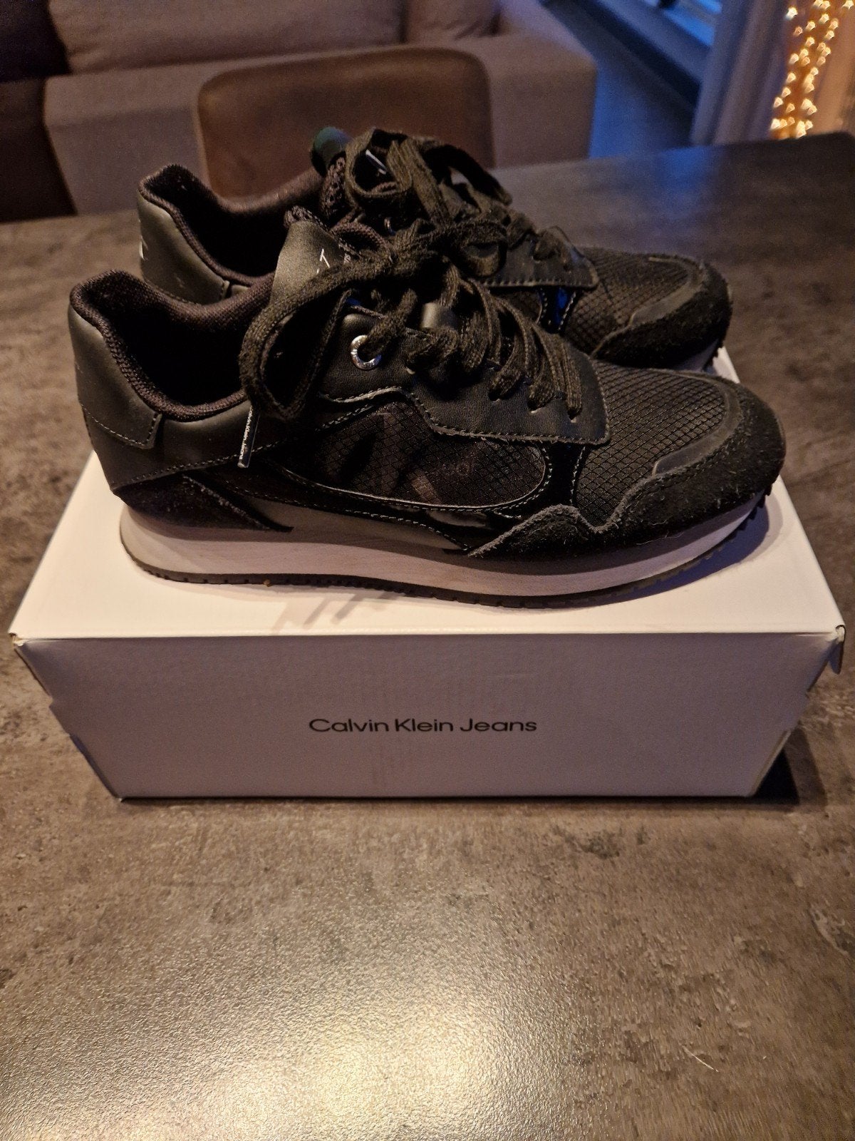 Zwarte sneakers Calvin Klein jeans maat 36, Zwart, Ophalen of Verzenden, Calvin Klein Jeans, Sneakers of Gympen