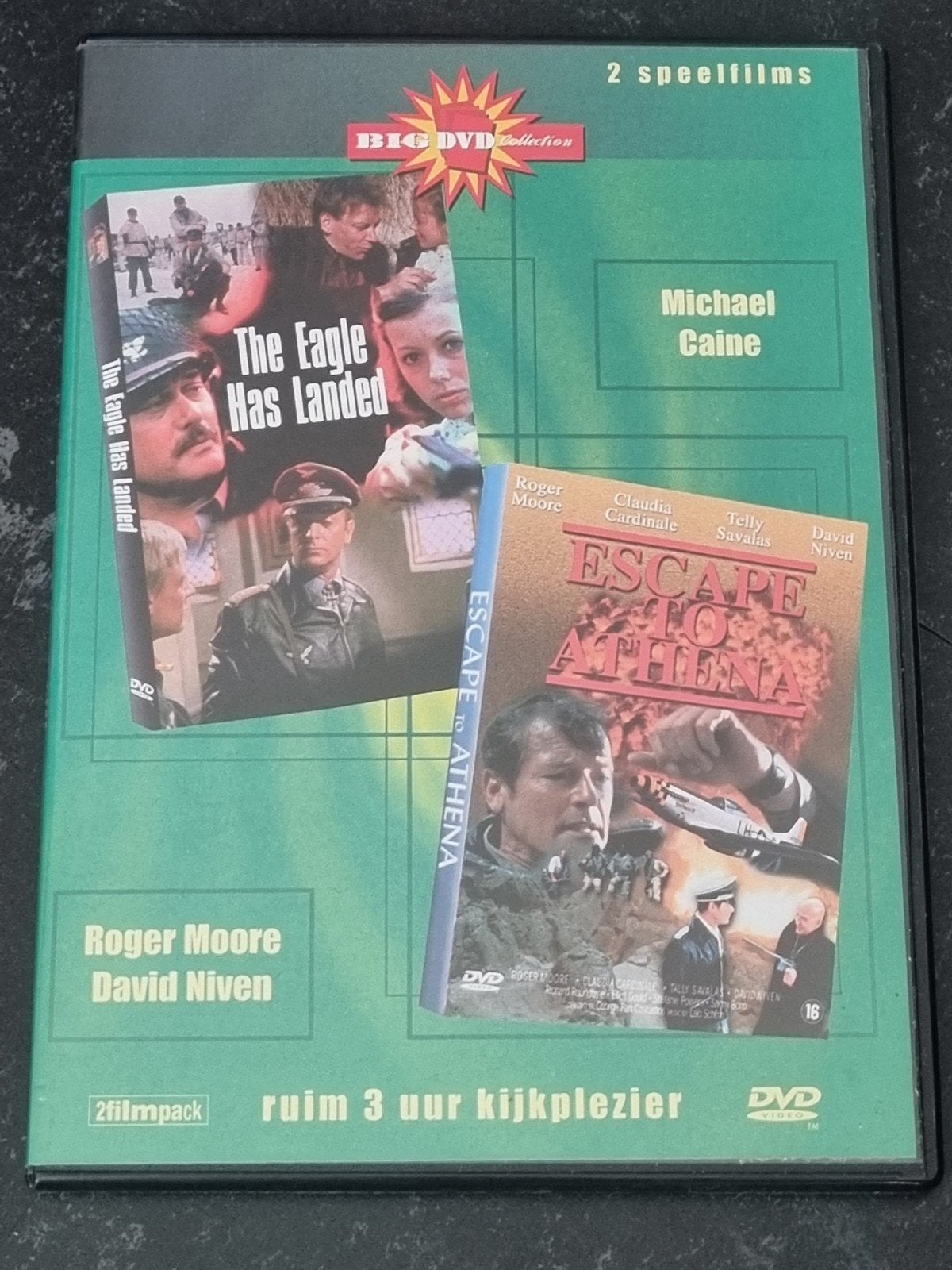 The Eagle Has Landed & Escape to Athena - 2FILMPACK DVD, 1960 tot 1980, Engels, Vanaf 16 jaar, Nederlands