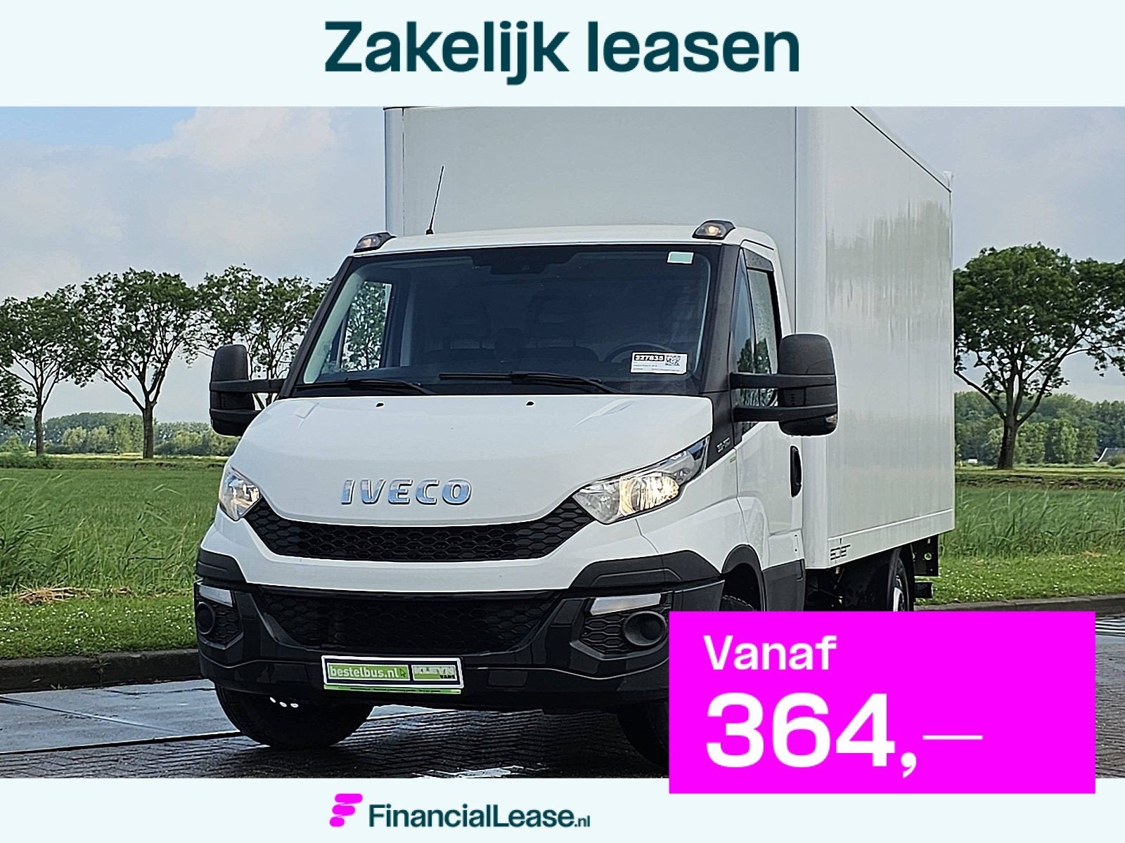 IVECO DAILY 35S15 bakwagen laadklep!, Gebruikt, Iveco, Wit, Bedrijf