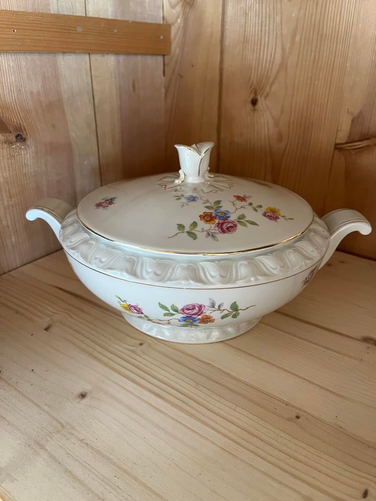 Vintage servies Made in Czechoslovakia - schaal, sauskom, me, Antiek en Kunst, Ophalen of Verzenden