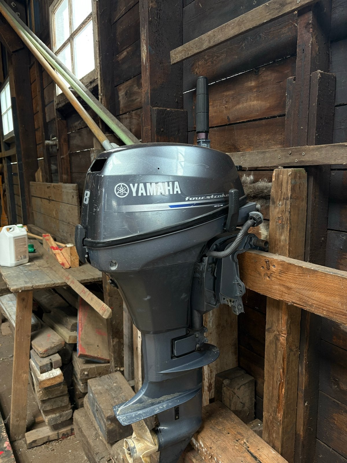 Yamaha 8 pk 4-takt buitenboordmotor (2012), Gebruikt, 5 tot 10 pk, Viertaktmotor, Ophalen of Verzenden