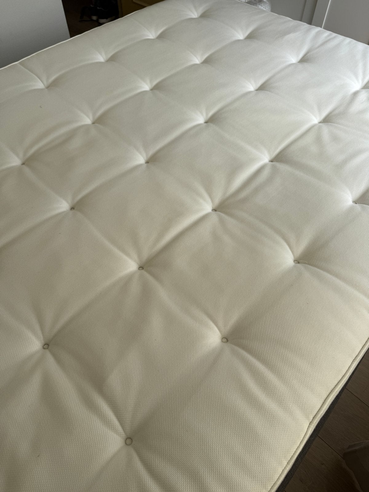 IKEA TUSTNA Matrastopper 140 cm, Zo goed als nieuw, Twijfelaar, Matras, 200 cm