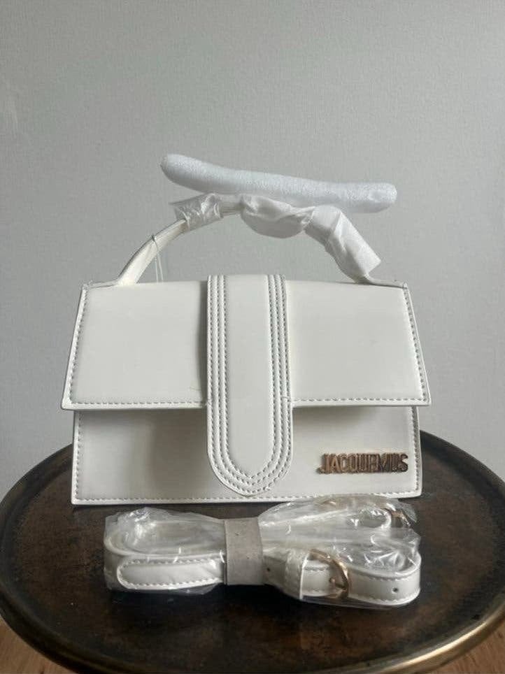 Jacquemus Le Chiquito tas - Wit, Sieraden, Tassen en Uiterlijk, Ophalen of Verzenden, Nieuw, Wit, Handtas