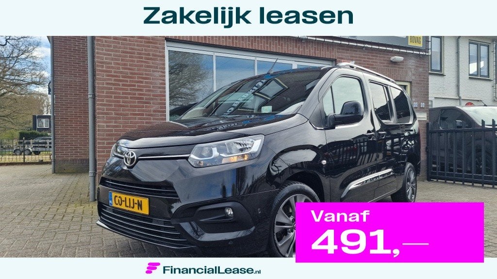 Toyota ProAce CITY Verso 1.2 Turbo Executive L2 Long, 7P Aut, Stof, Gebruikt, 1199 cc, 7 stoelen