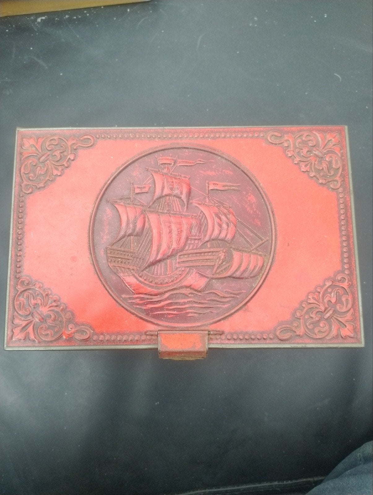 🔴 vintage Elisabeth Bas Gloria 30 sigarenblikje, Verzamelen, Blikken, Ophalen of Verzenden, Gebruikt, Overige
