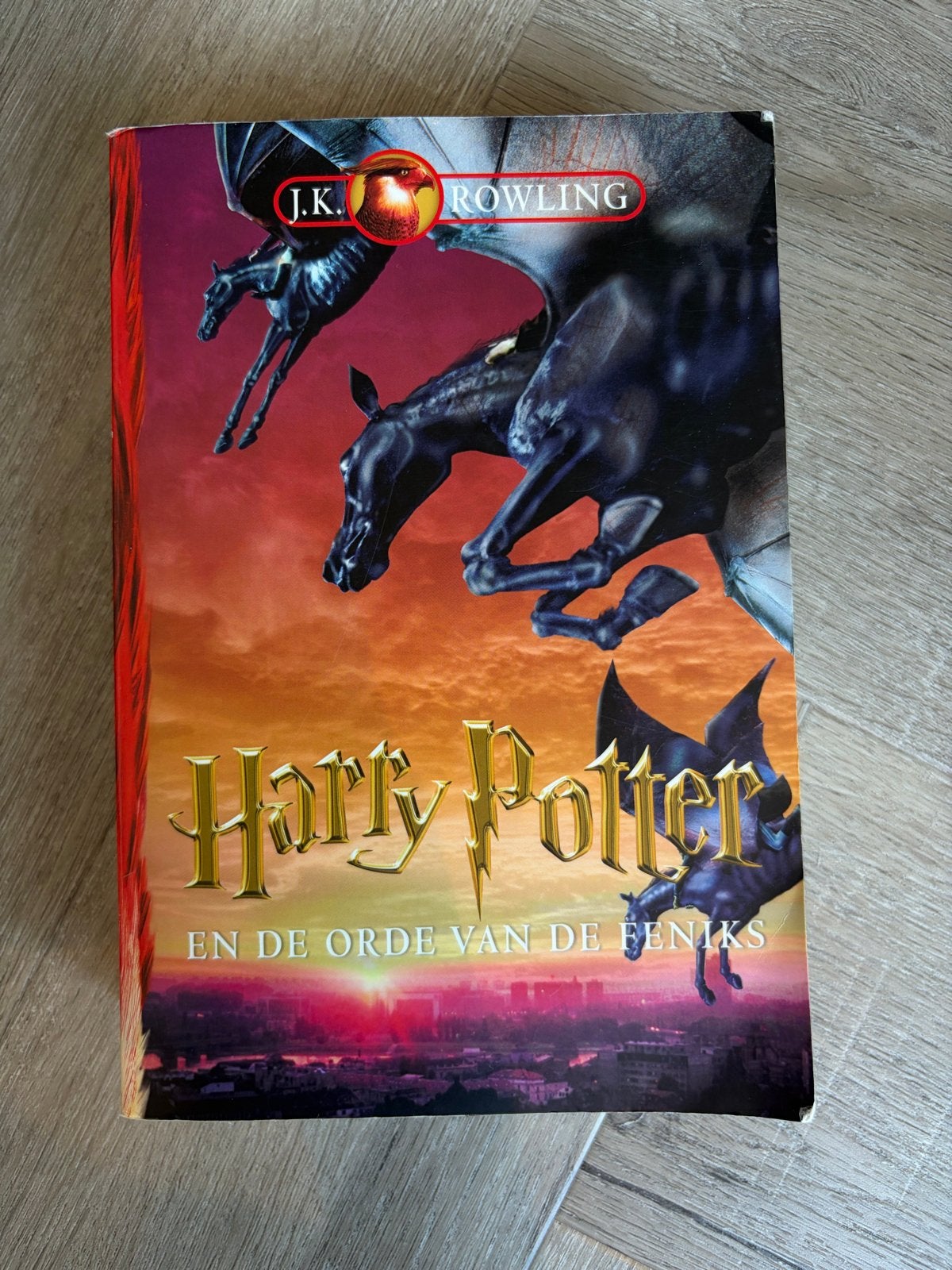 Harry Potter boekenreeks (5 delen) - J.K. Rowling, Ophalen of Verzenden, Gelezen