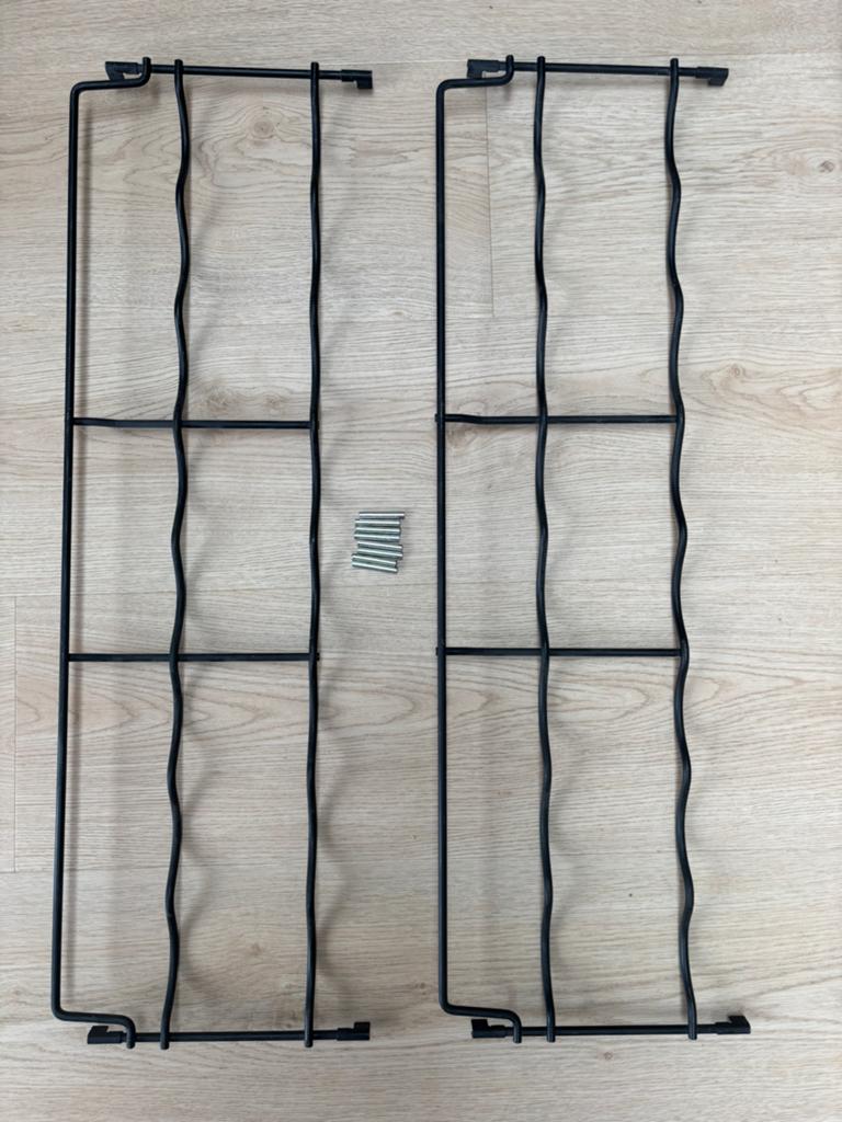 2x IKEA Ivar flessenrek zwart, Huis en Inrichting, Woonaccessoires | Wijnrekken, Ophalen, Gebruikt, 5 tot 15 flessen, Minder dan 50 cm